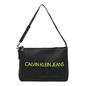 Calvin Klein Jeans Schultertasche  čierna / kiwi