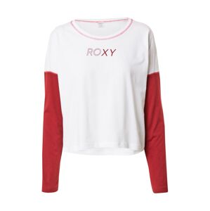 ROXY Funkčné tričko 'SOUL FEVER BLUES'  biela / červená