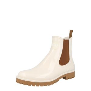 HUGO Chelsea Boots  'Tabita Rain'  biela / karamelová
