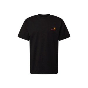 Carhartt WIP Tričko 'S/S American Script T-Shirt'  čierna