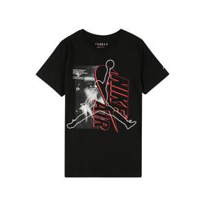 Jordan Shirts 'INSTINCT'  čierna / biela / červená / sivá