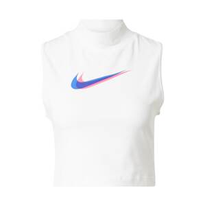 Nike Sportswear Top  biela / ružová / modrá