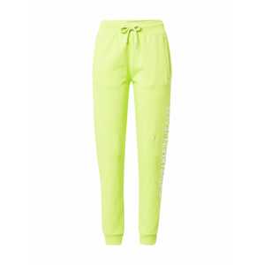 Calvin Klein Jeans Nohavice  neónovo zelená / biela