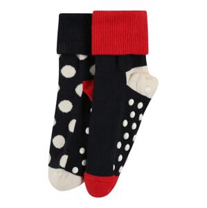 Happy Socks Ponožky 'Big Dot'  čierna / biela / červená