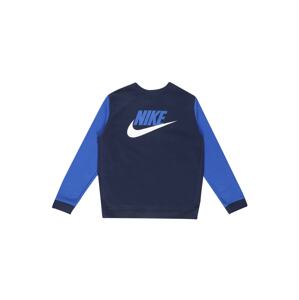 Nike Sportswear Mikina  námornícka modrá / kráľovská modrá / biela