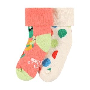 Happy Socks Socken  krémová / svetlozelená / lososová / žltá / červená