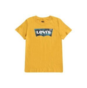 LEVI'S Tričko  žltá / námornícka modrá / modrosivá / biela