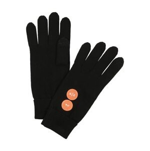 ARMANI EXCHANGE Prstové rukavice  oranžová / čierna / biela