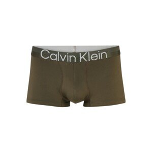 Calvin Klein Underwear Boxerky  sivá / tmavozelená