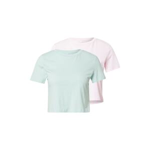 DeFacto Tričko  pastelovo zelená / ružová