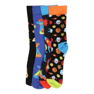 Happy Socks Socken 'Space'  námornícka modrá / modrá / čierna / zmiešané farby