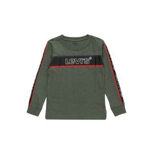 LEVI'S T-Shirt  tmavozelená / čierna / námornícka modrá / červená / biela