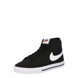 Nike Sportswear Členkové tenisky  čierna / biela