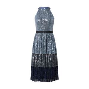 SWING Kokteilové šaty  sivá / svetlomodrá / námornícka modrá / čierna