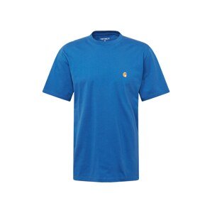 Carhartt WIP Tričko 'Chase'  nebesky modrá / zlatá žltá
