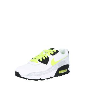Nike Sportswear Nízke tenisky 'Air Max 90'  biela / čierna / limetková