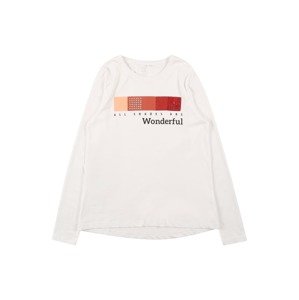 NAME IT Shirt  biela / červená / oranžová / čierna
