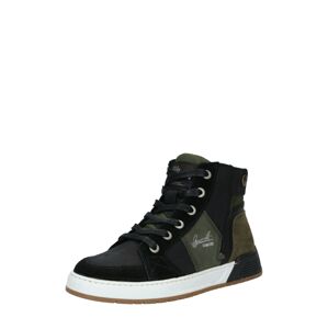 BULLBOXER Sneaker 'AOF503E6L'  kaki / olivová / čierna / biela