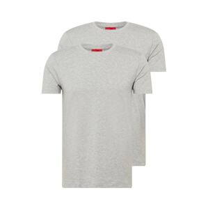 HUGO T-Shirt 'Round'  sivá melírovaná