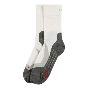 FALKE Športové ponožky  sivá melírovaná / červená / biela