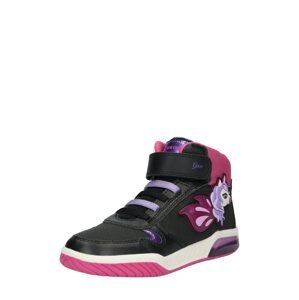 GEOX Kids Sneaker 'Inek'  čierna / ružová / orgovánová / biela