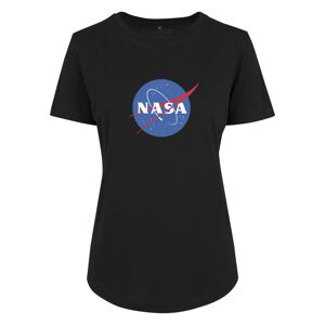 Merchcode Tričko 'NASA Insignia'  dymovo modrá / brusnicová / čierna / biela