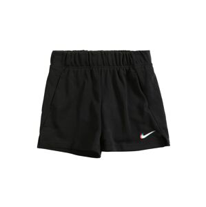 Nike Sportswear Nohavice  čierna / oranžová / biela