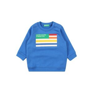 UNITED COLORS OF BENETTON Sweatshirt  modrá / biela / žltá / červená / oranžová