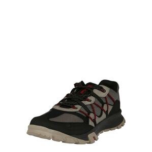 TIMBERLAND Športové šnurovacie topánky 'Garrison'  antracitová / sivobéžová / tmavočervená