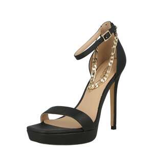 ALDO Remienkové sandále 'SCARLETT'  čierna / zlatá