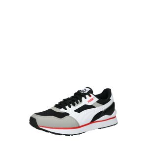 PUMA Sneaker  čierna / sivá / biela / červená