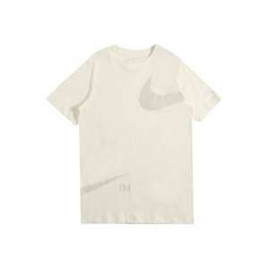 Nike Sportswear Tričko  šedobiela / svetlosivá