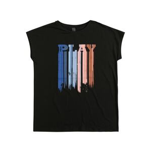 ONLY PLAY Funkčné tričko 'JOA'  čierna / modrá / zmiešané farby