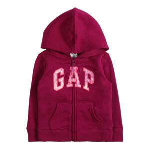 GAP Tepláková bunda  baklažánová / ružová / fialová / biela