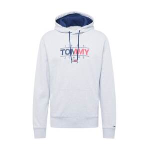 Tommy Jeans Mikina  námornícka modrá / červená / biela / svetlosivá