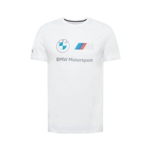PUMA Funkčné tričko  biela / modrá / vodová / sivá / červená