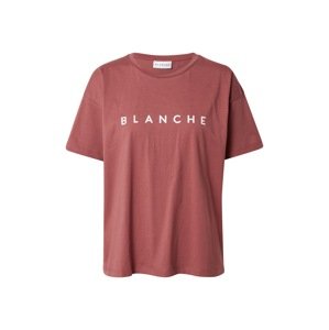 Blanche Tričko  pastelovo červená / biela