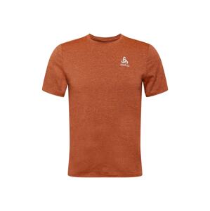 ODLO Funkčné tričko  oranžová / biela