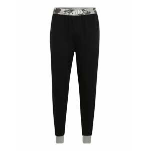 Calvin Klein Underwear Pyžamové nohavice  čierna / biela / tmavosivá / svetlosivá / dymovo šedá