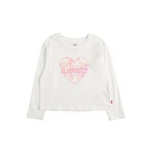LEVI'S Tričko  biela / ružová / ružová