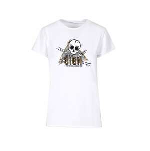 Scalpers T-Shirt 'Sign'  biela / čierna