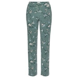 SCHIESSER Pyžamové nohavice  zelená / zmiešané farby