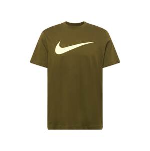 Nike Sportswear Tričko  olivová / pastelovo žltá
