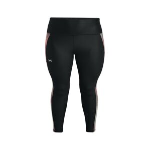 UNDER ARMOUR Športové nohavice 'HeatGear'  čierna / zelená / ružová