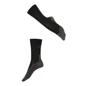 FALKE Športové ponožky  tmavosivá / červená / čierna melírovaná
