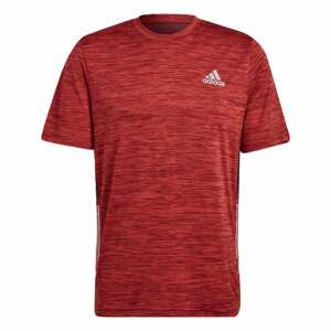 ADIDAS PERFORMANCE Funkčné tričko  červená melírovaná / biela