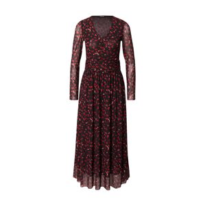 TAIFUN Šaty  čierna / červená / malinová / biela