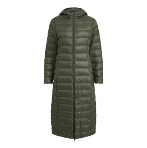 VILA Zimný kabát 'Manya'  olivová / tmavozelená