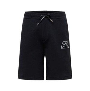 ARMANI EXCHANGE Shorts  čierna / biela