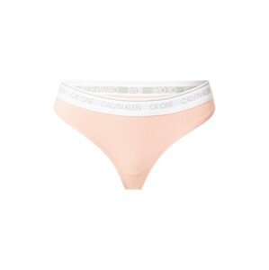 Calvin Klein Underwear Tangá  ružová / biela / svetlosivá